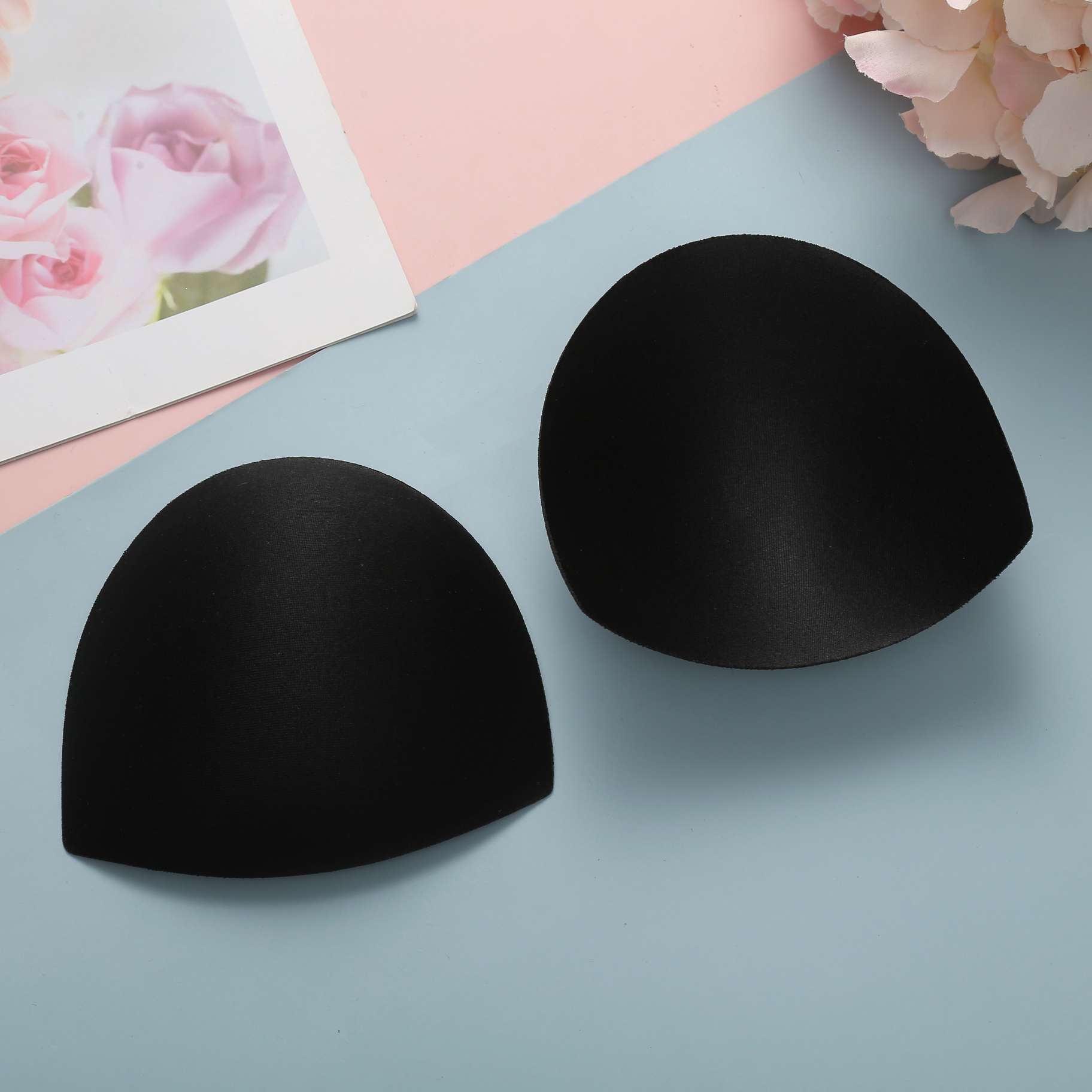 半圆罩杯文胸内衣垫瑜珈服泳衣海绵罩杯产品图