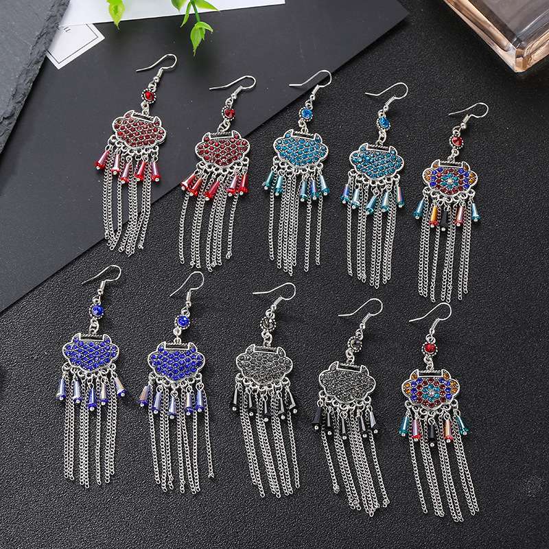 Fashionable, versatile, stylish, elegant, simple and diverse Bohemian earrings 66 Ya Xin