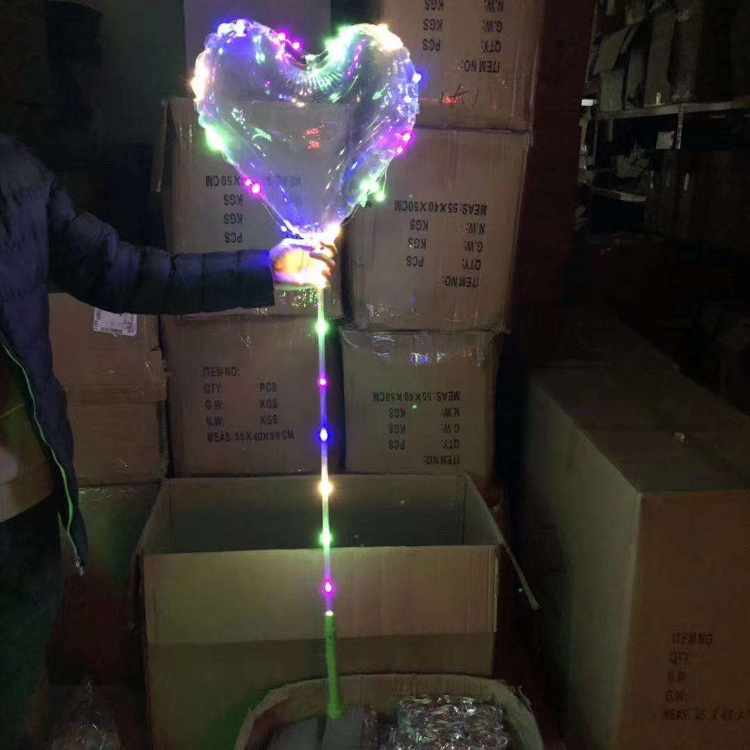 Heart-shaped bubble balloon