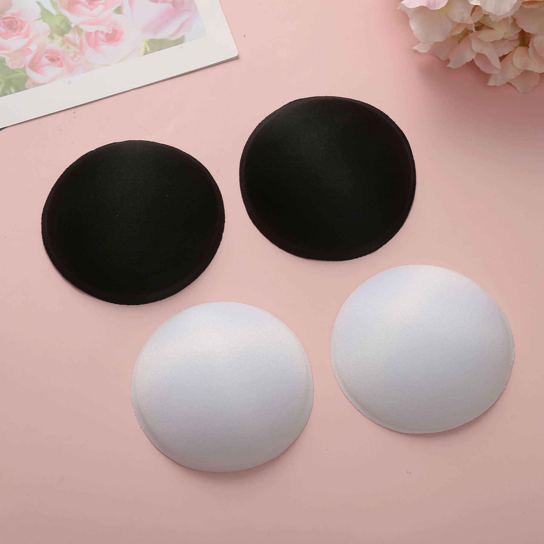 海绵圆杯文胸内衣瑜伽服泳衣海绵胸垫插片罩杯