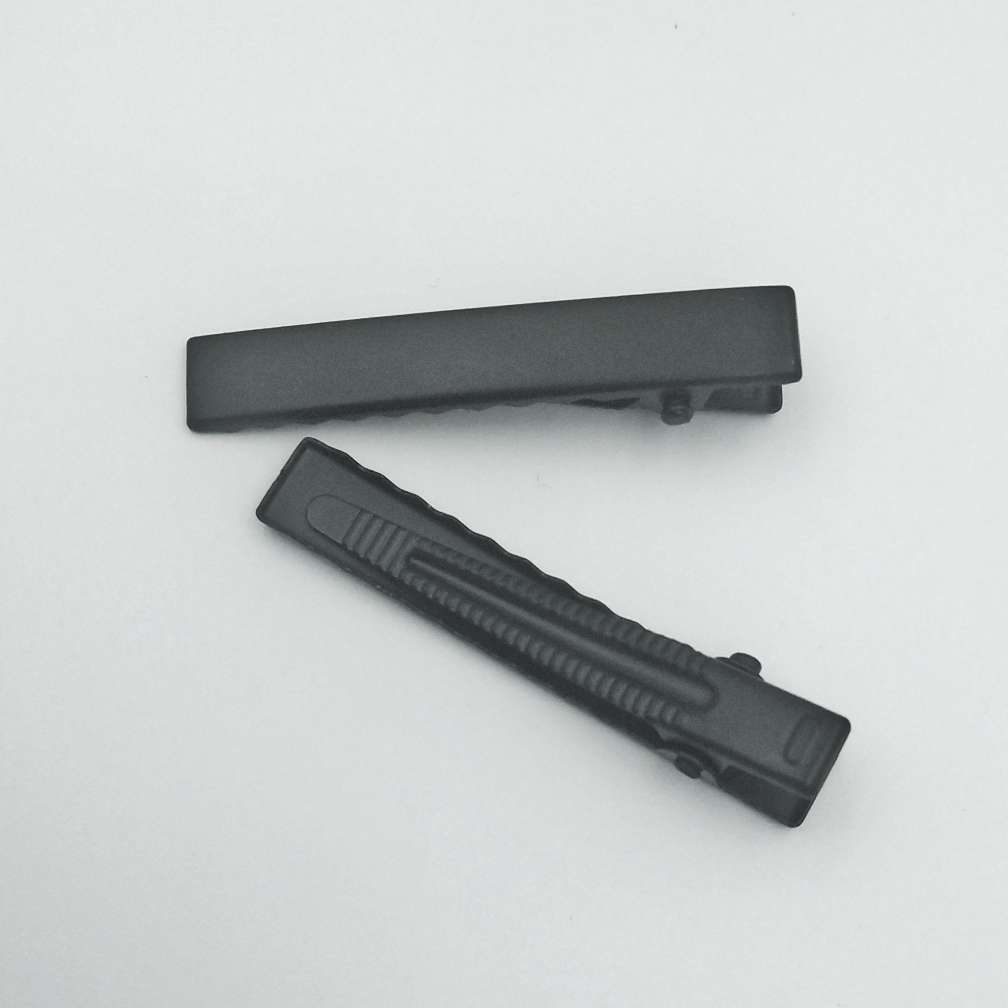 6Cm Thickened Square Clip Diy Accessories Electrophoretic Matte Black Duck Bill Clip Handmade Diy Hair Clip Self-Made Hair Clip Hand-Made Jewelry Clip Hair Clip Headband Bow Material Accessories Specification drawing