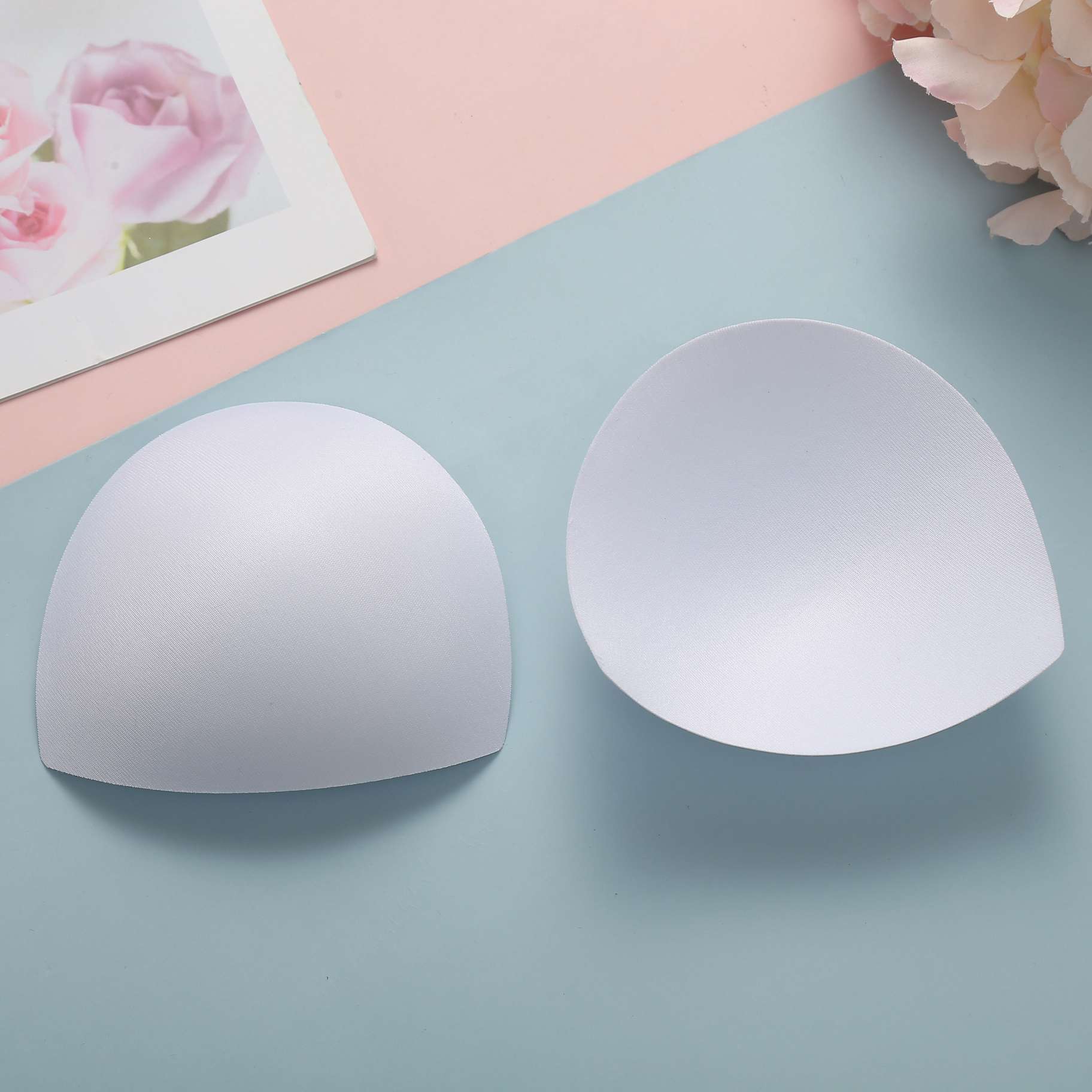 半圆罩杯文胸内衣垫瑜珈服泳衣海绵罩杯细节图