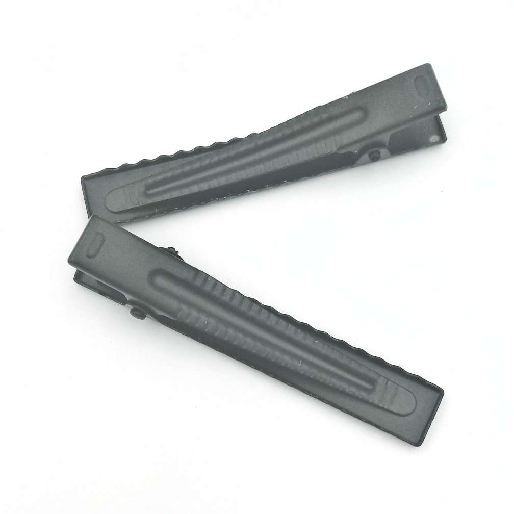 6Cm Thickened Square Clip Diy Accessories Electrophoretic Matte Black Duck Bill Clip Handmade Diy Hair Clip Self-Made Hair Clip Hand-Made Jewelry Clip Hair Clip Headband Bow Material Accessories