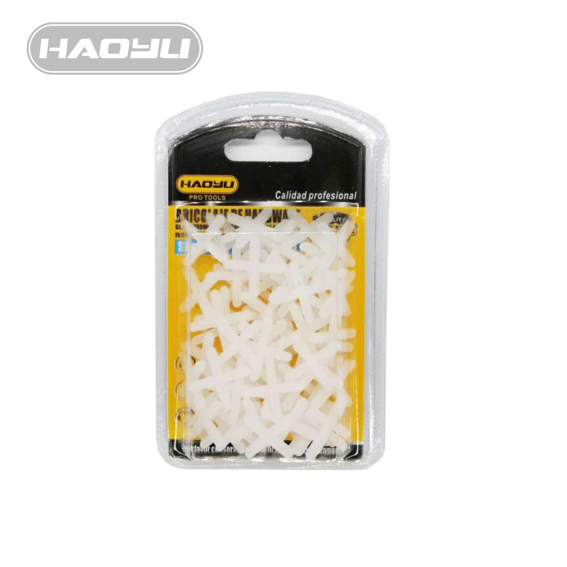 瓷砖十字架定位器 地砖塑料十字卡瓷砖铺贴留缝工具双泡包装