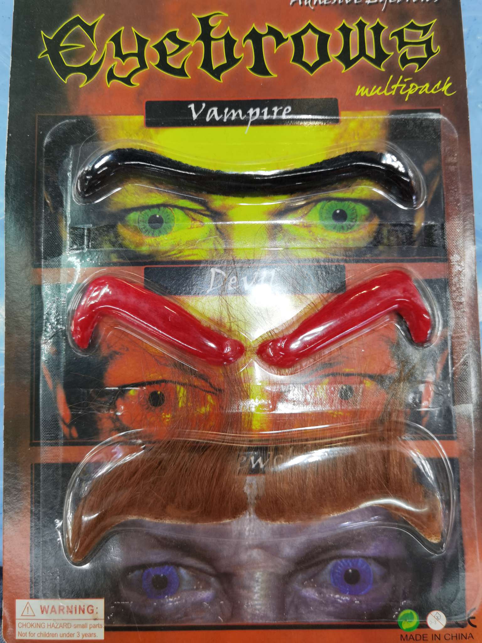 5PC Demon eyebrow suction card thumbnail