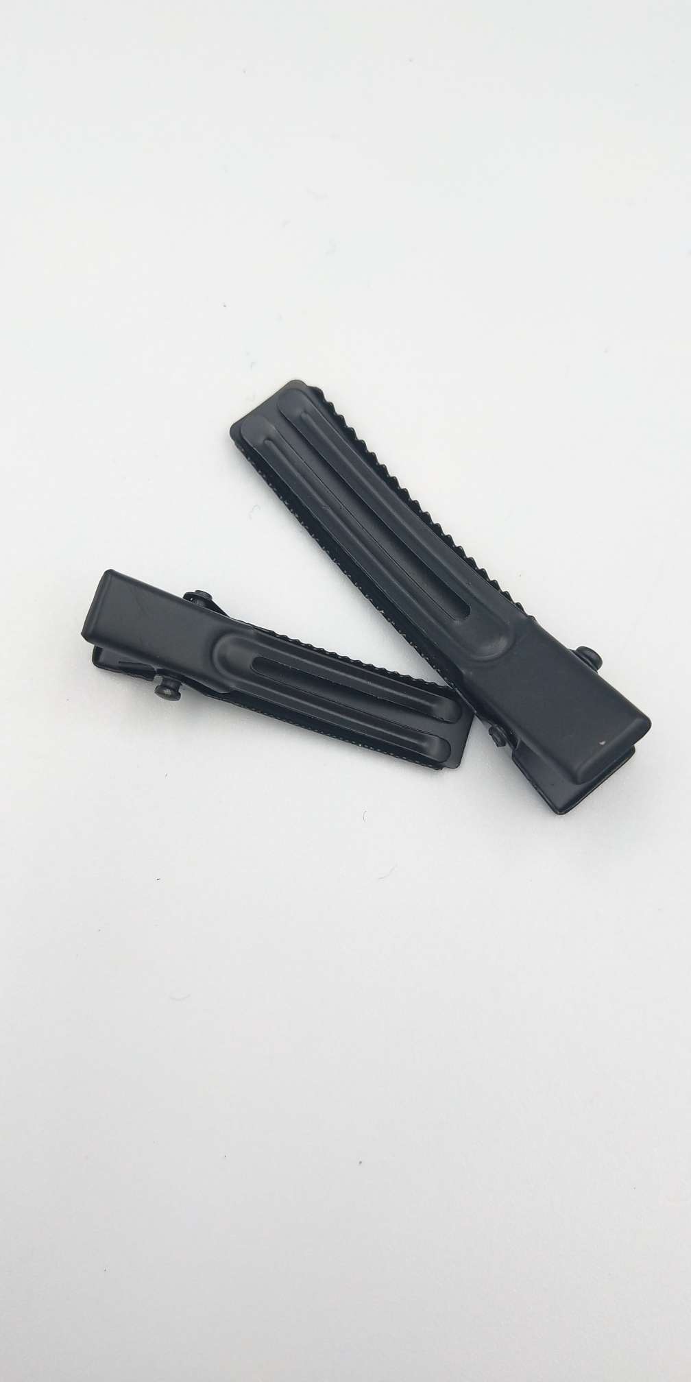 3.5Cm Double Fork Clip Diy Accessories Electrophoretic Matte Black Duck Beak Clip Handmade Diy Hair Clip Self-Made Hair Clip Hand-Made Accessories Clip Hair Clip Headband Bow Material Accessories details Picture