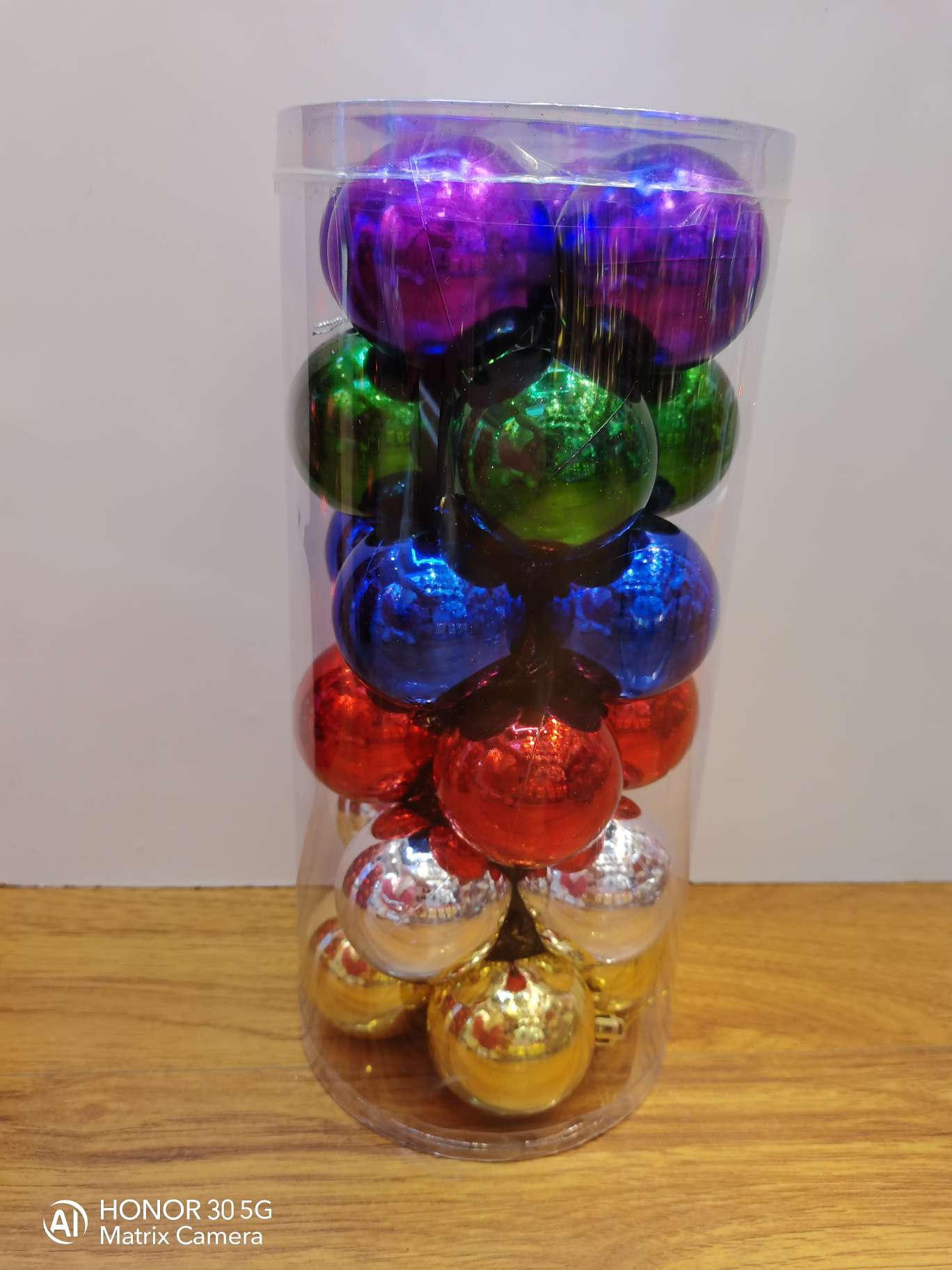 Christmas tree 🎄 pendant ball painted ball Bright ball electroplated ball Christmas tree decoration details Picture