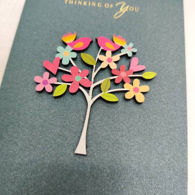 义乌好货 创意可爱立体儿童节日生日快乐祝福贺卡花树卡片带信封详情图3