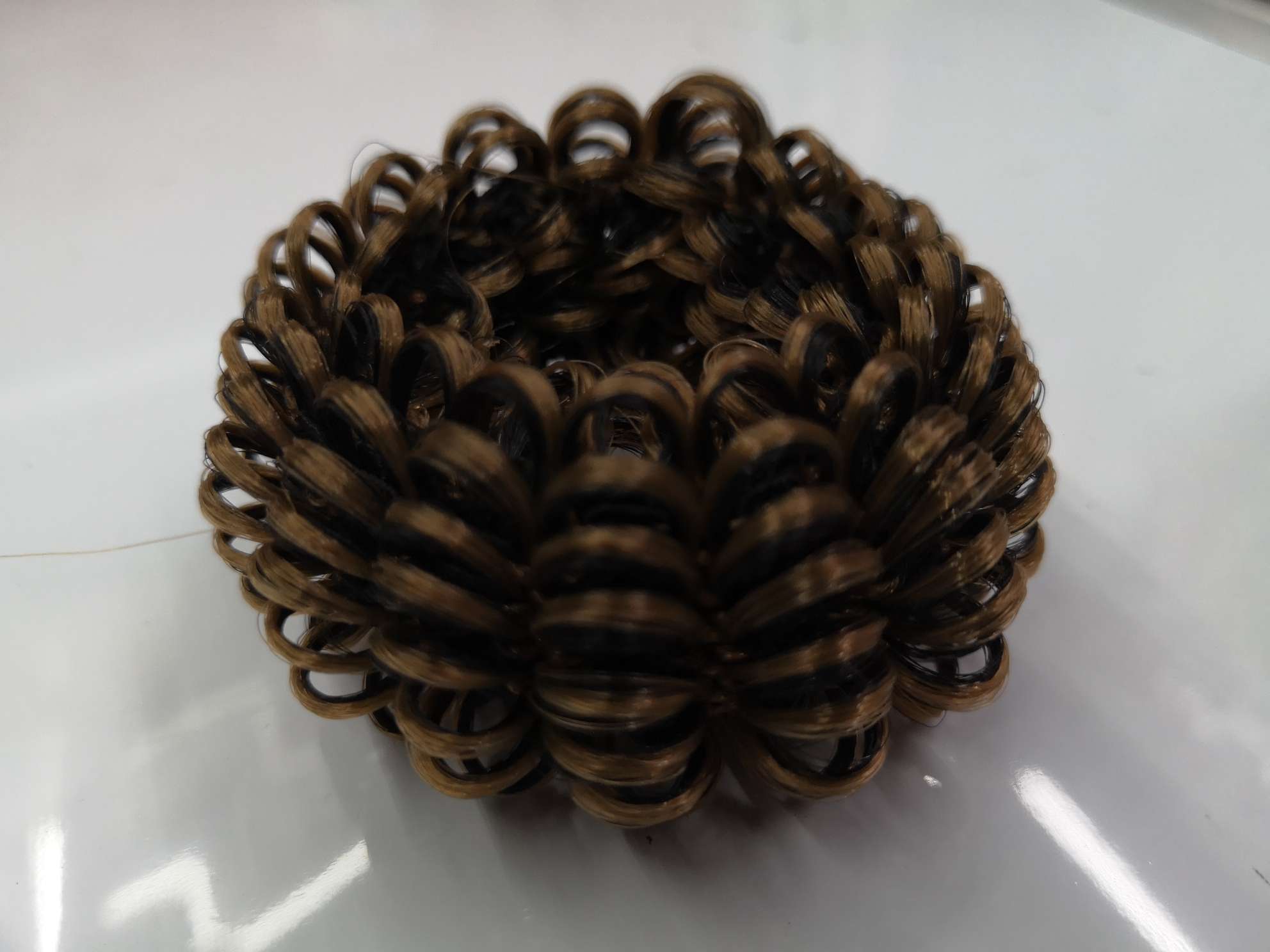 Medium Donut Wig Braided Headband Cute Fat Toot Donut Series Colorful Ponytail Headband Hair Accessories details Picture