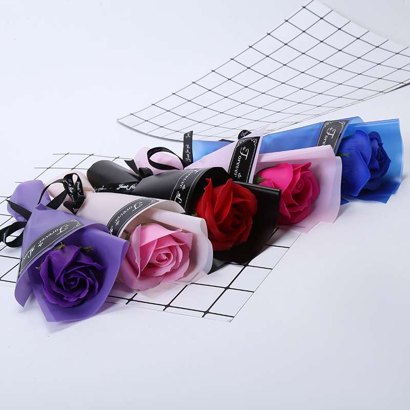 Valentine's Day, Teachers' Day, Mother's Day, Christmas, birthday, wedding, promotional gifts, soap, rose, artificial flower sea, Ruo