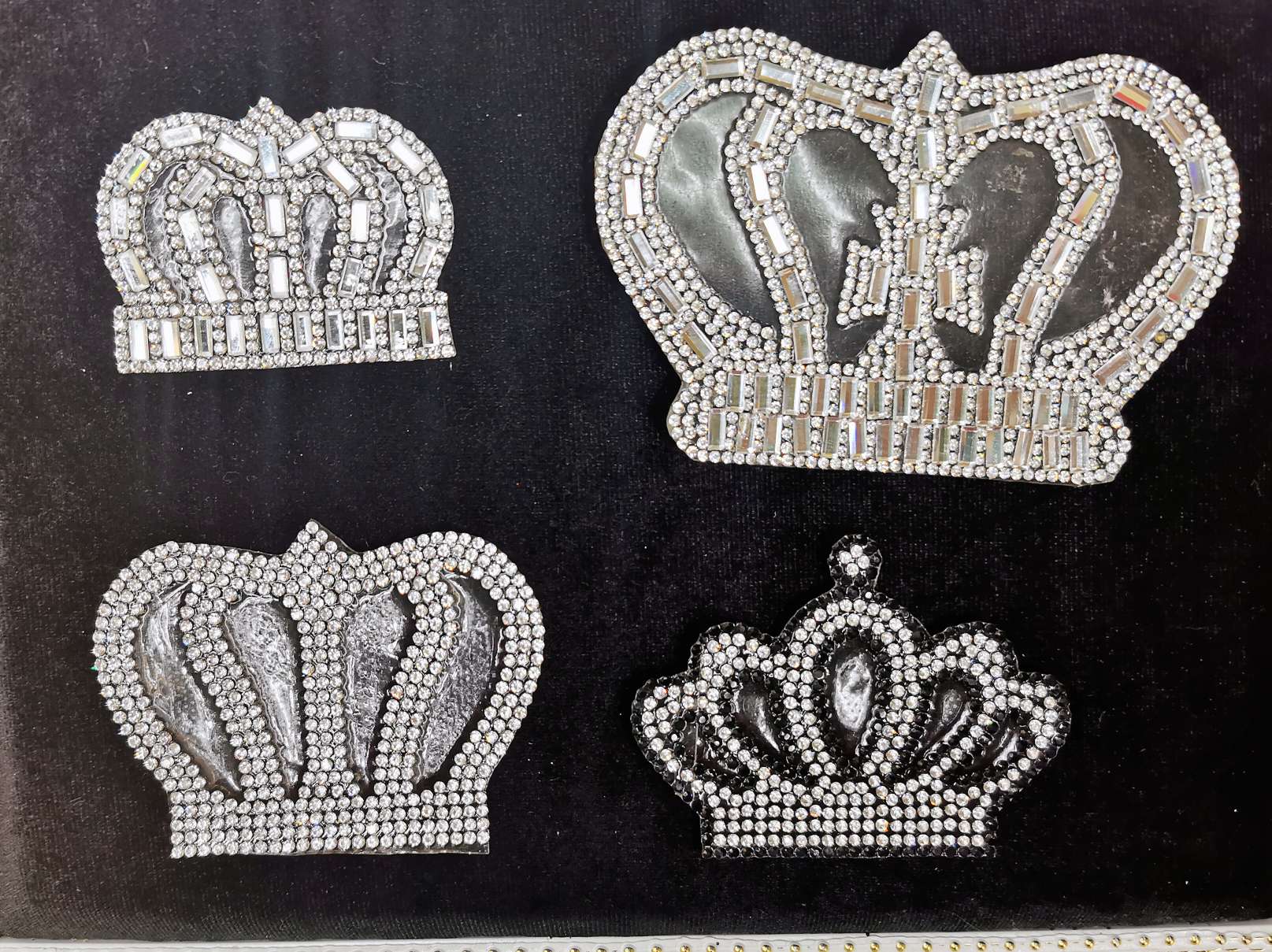 Crown rubber mesh clothing patch hat accessories accessories bags
