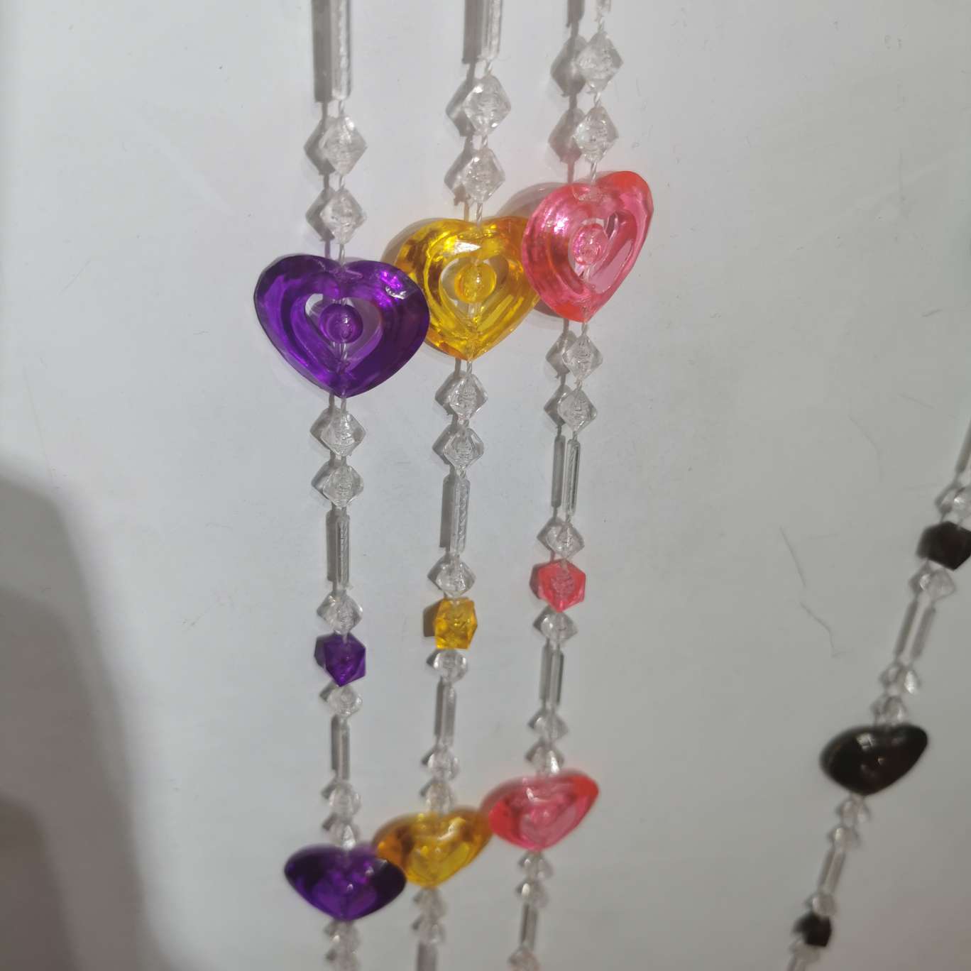 Plastic bead curtain, connecting bead, door curtain, imitation crystal acrylic, wedding decoration thumbnail