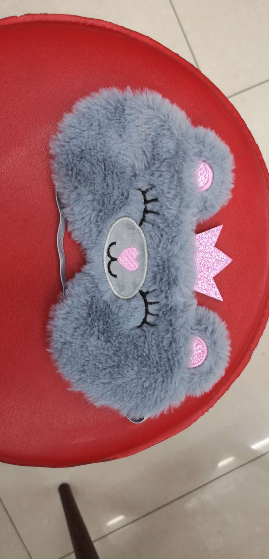 Plush eye mask details Picture