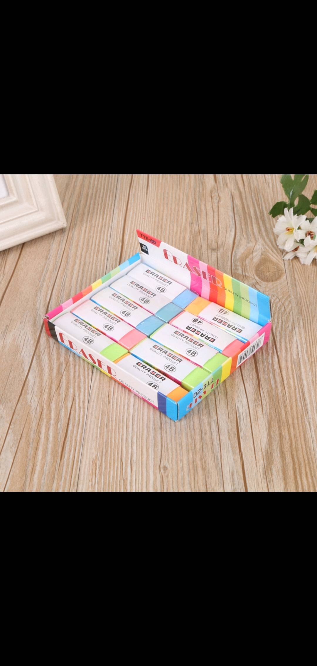 义乌好货 佳新荧光色橡皮擦4B学生考试素描绘图画图橡皮详情2