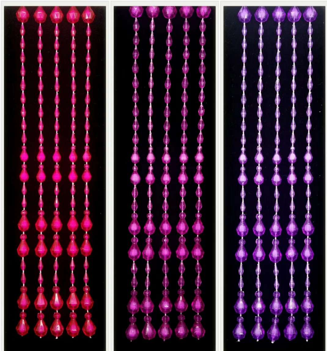 Connecting beads, plastic curtain, imitation crystal acrylic, wedding decoration thumbnail
