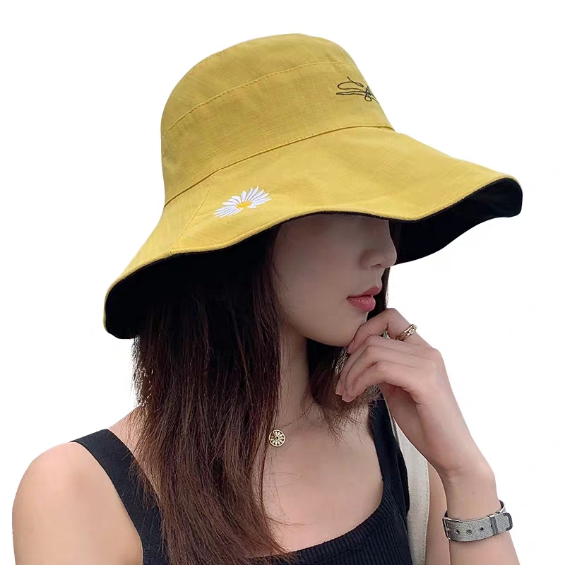 Small Daisy double-sided big hat
