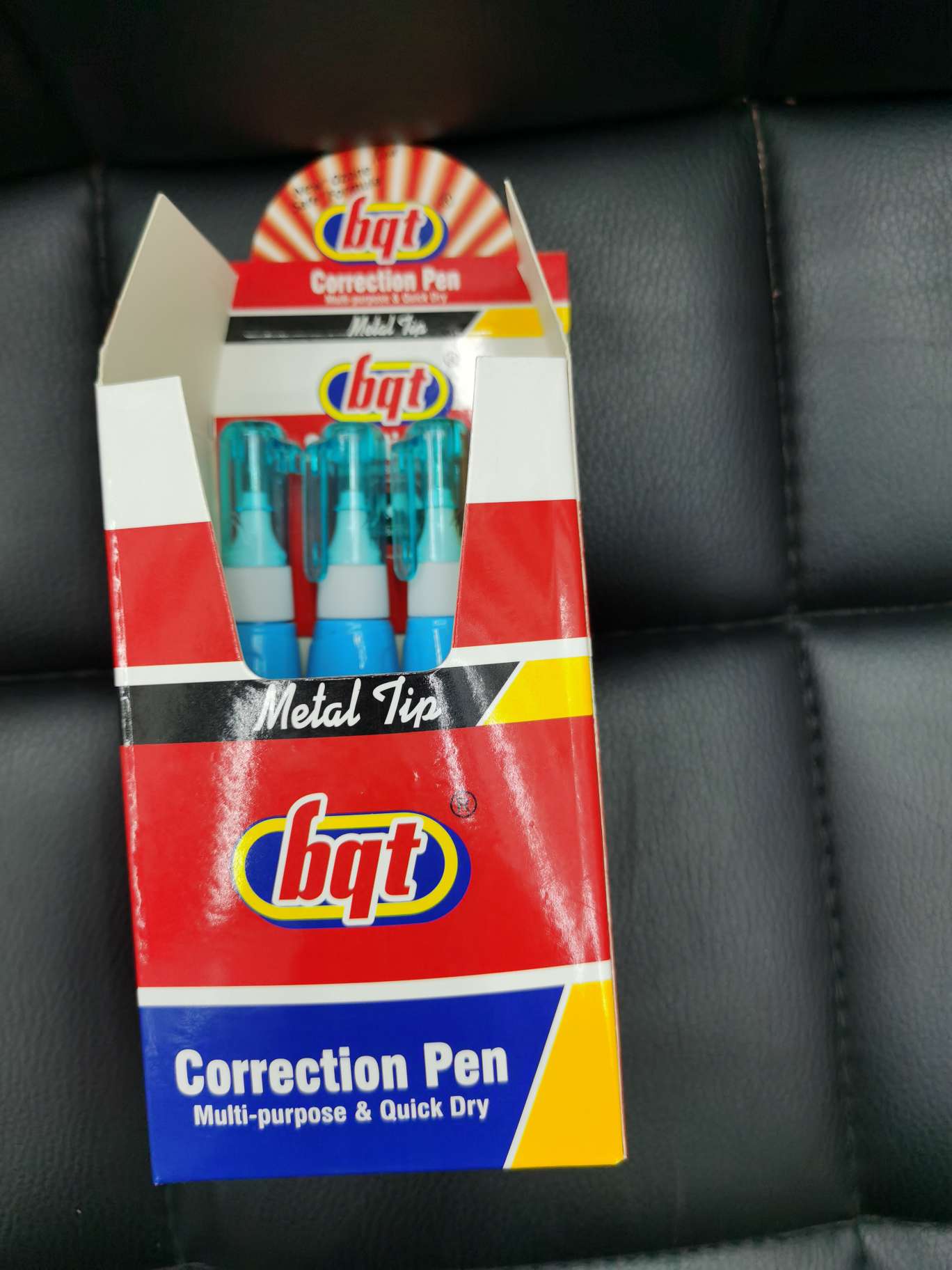 Correction fluid is sold from factory