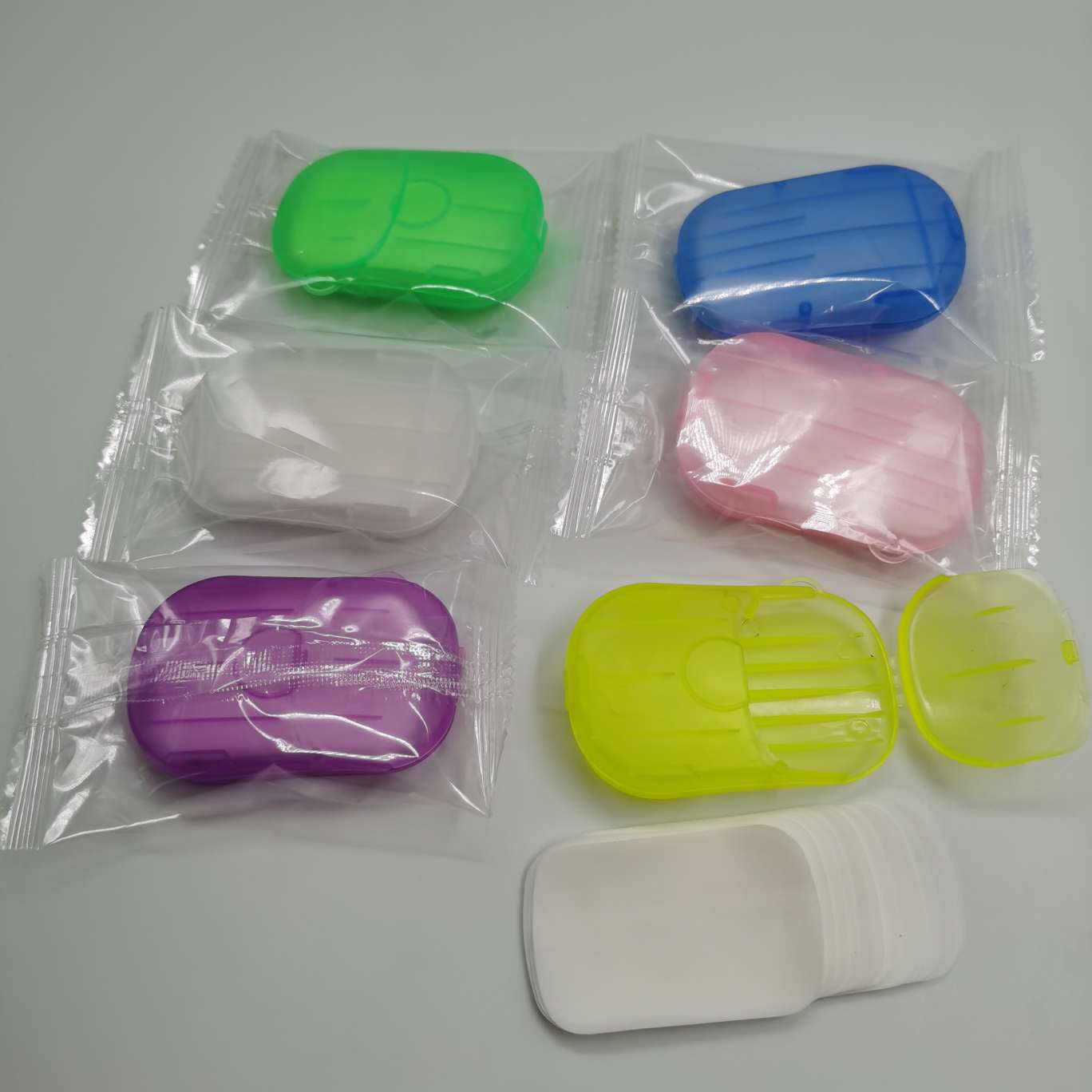 6 colors of soap flower hand sanitizers undefined
