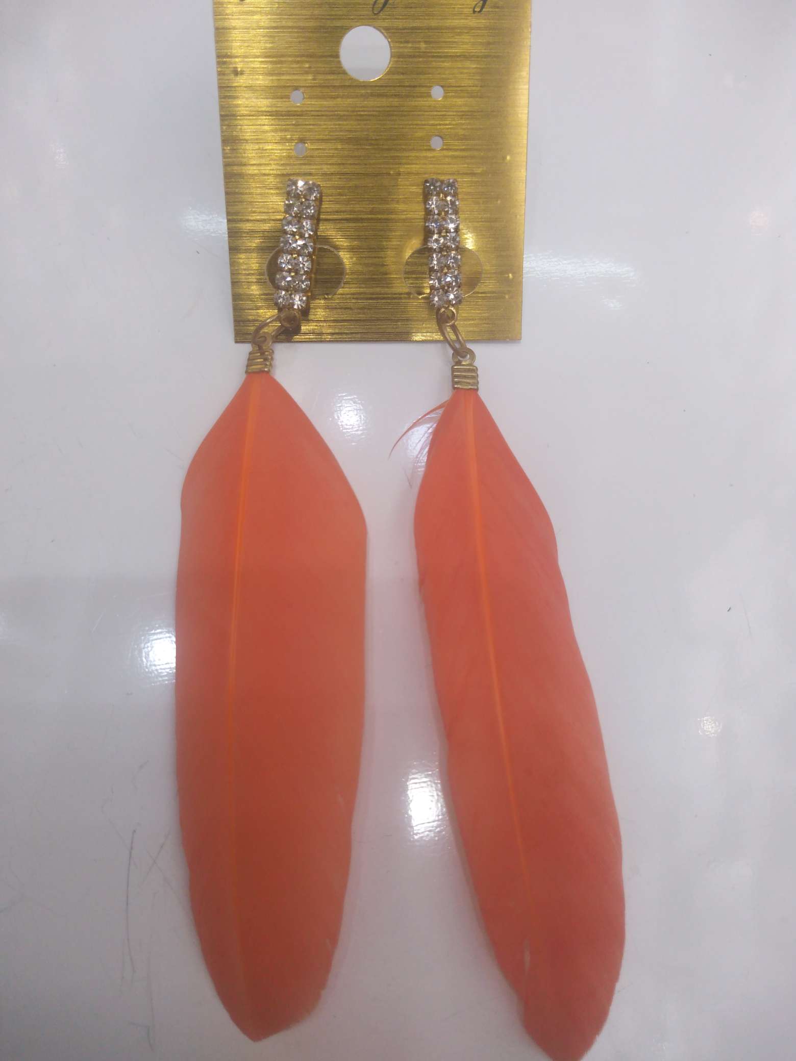 Factory direct sales of feather earrings 6 details Picture