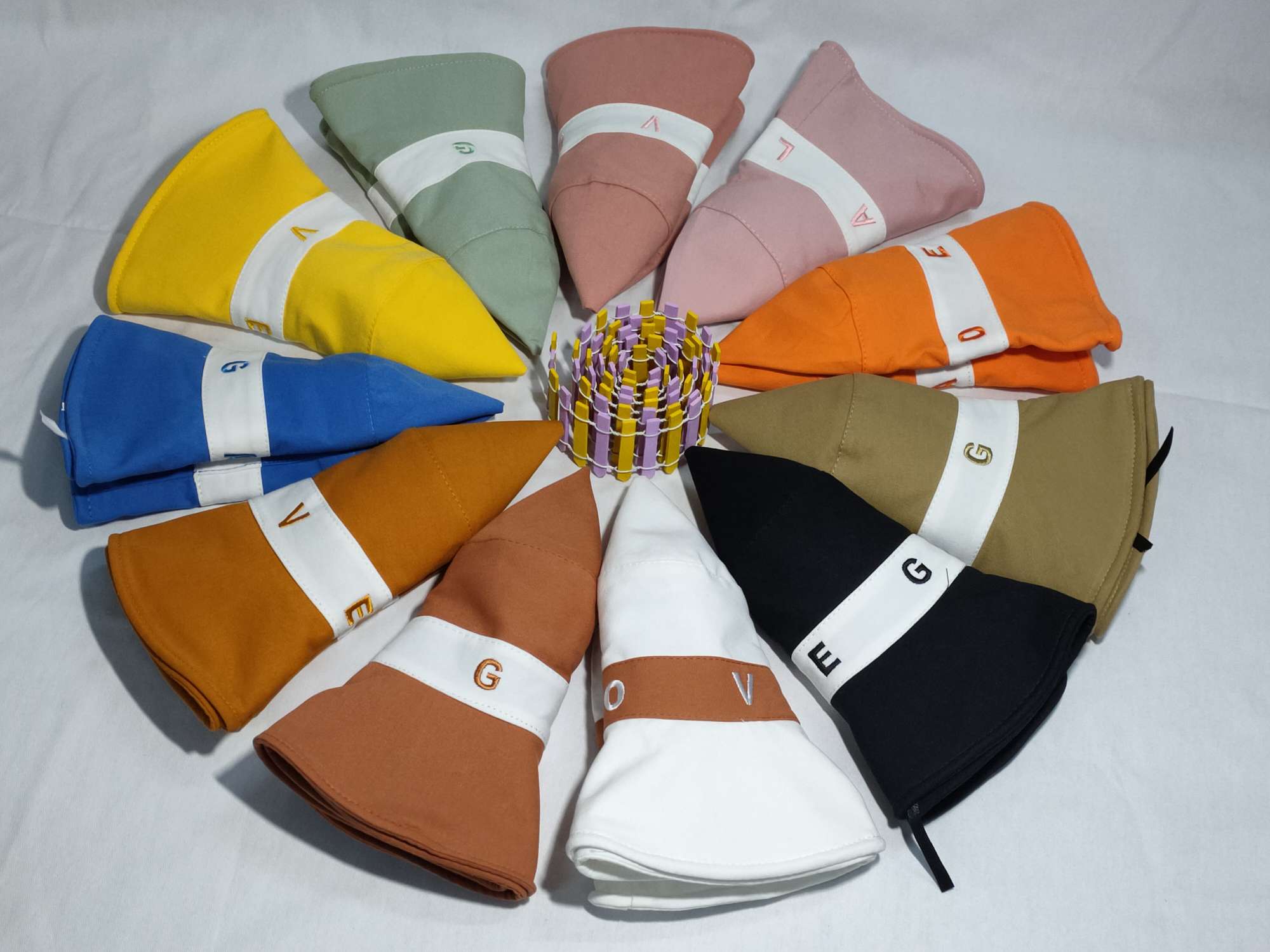 Women's fisherman's hat details Picture