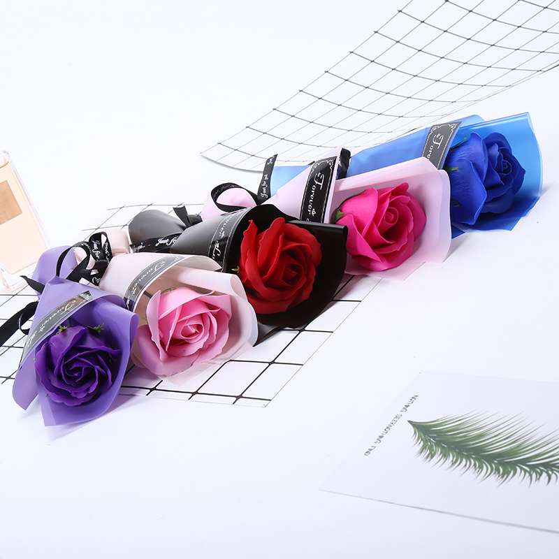 Valentine's Day, Teachers' Day, Mother's Day, Christmas, birthday, wedding, promotional gifts, soap, rose, artificial flower sea, Ruo details Picture