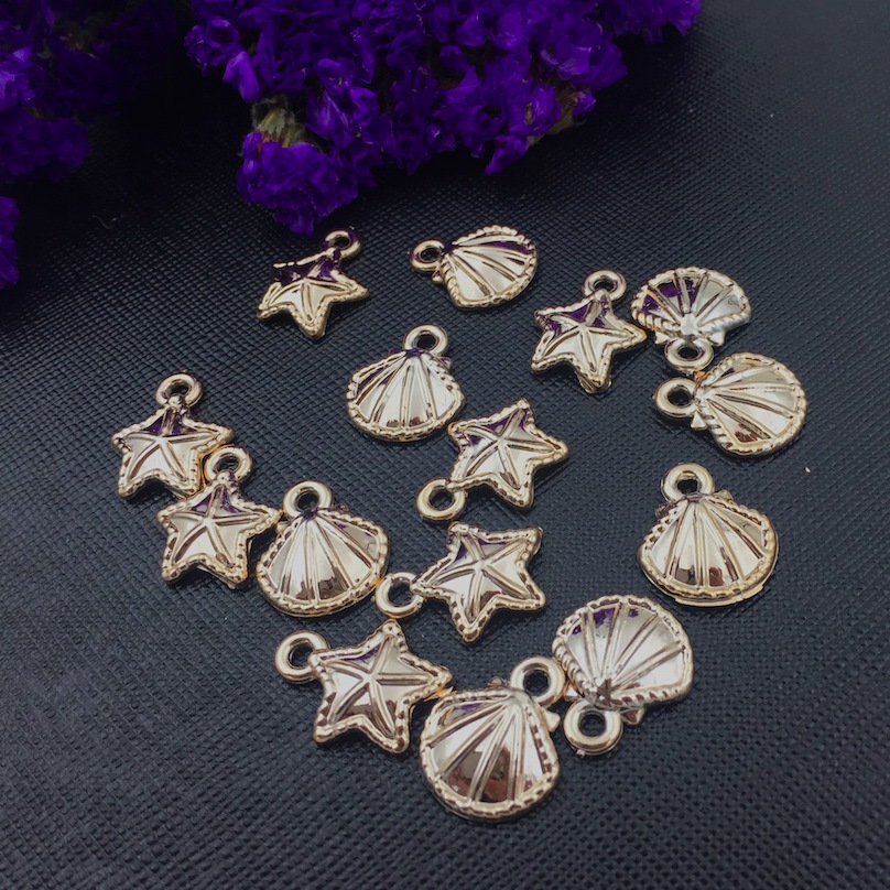 diy handmade jewelry accessory materials wholesale, CCB starfish pendant bracelet accessories factory direct sales Application Scenario