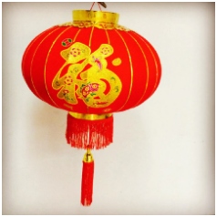 Wholesale and custom-made plush big red lanterns for New Year's Day and National Day festive decorations