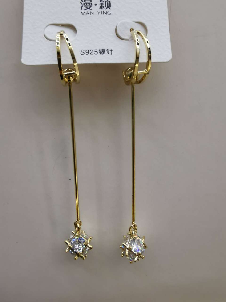 s925银针饰品气质耳环韩版耳钉百搭时尚新款饰品
