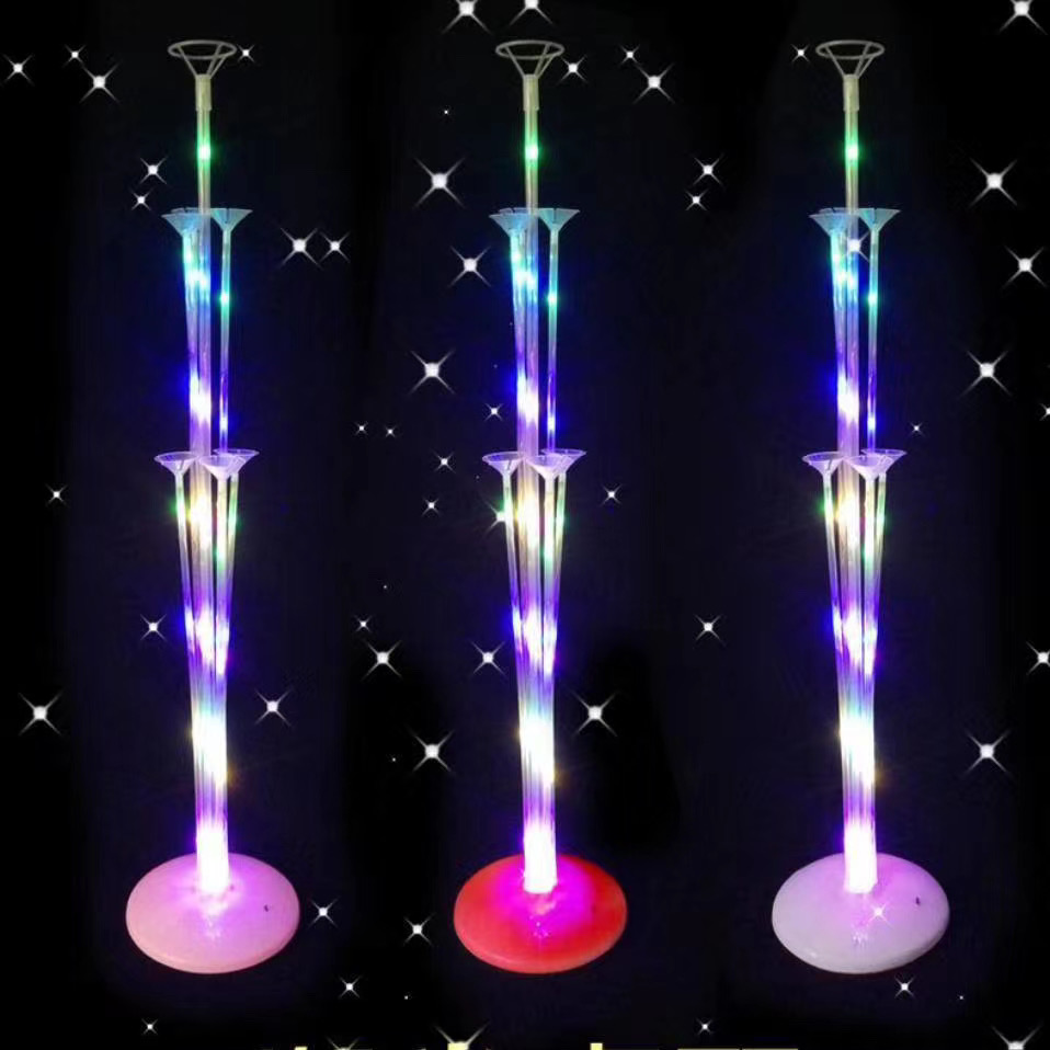 Luminous balloon table with flashing lights, balloon table display, balloon stand, LED light, balloon accessories, party supplies, thickened quality balloon accessories, popular hotel decoration for birthday parties Application Scenario