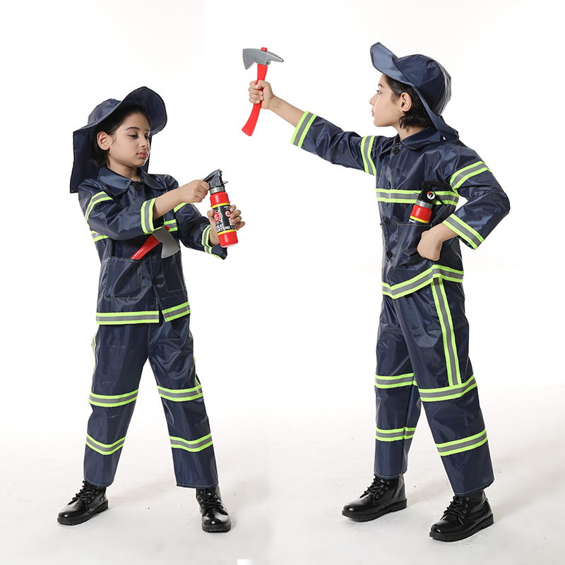 Children's performance costume firefighters details Picture