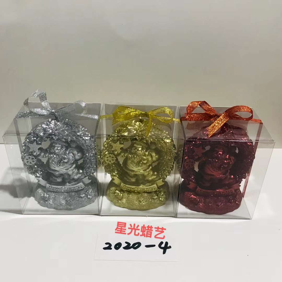 Christmas supplies Creative candles Santa Claus candles