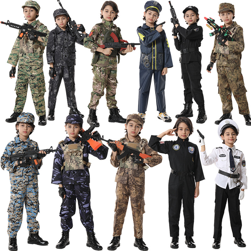 Children's jungle combat suit