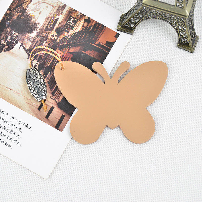 New tassel butterfly keychain, car keychain, solid color, oil-edge, personalized pendant accessory, factory direct sales details Picture