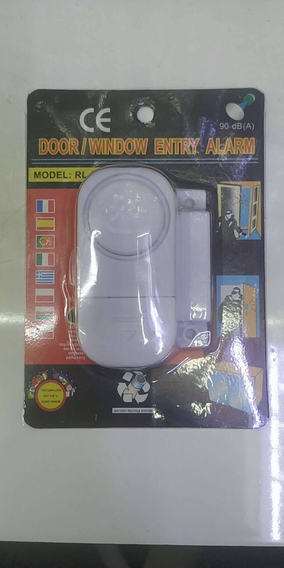 Anti-theft door and window alarm Specification image