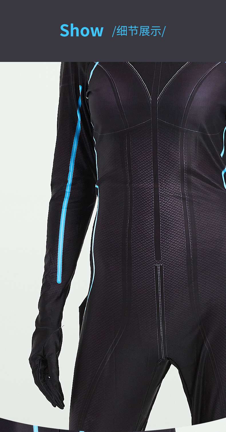 Black Widow cosplay costume details Picture