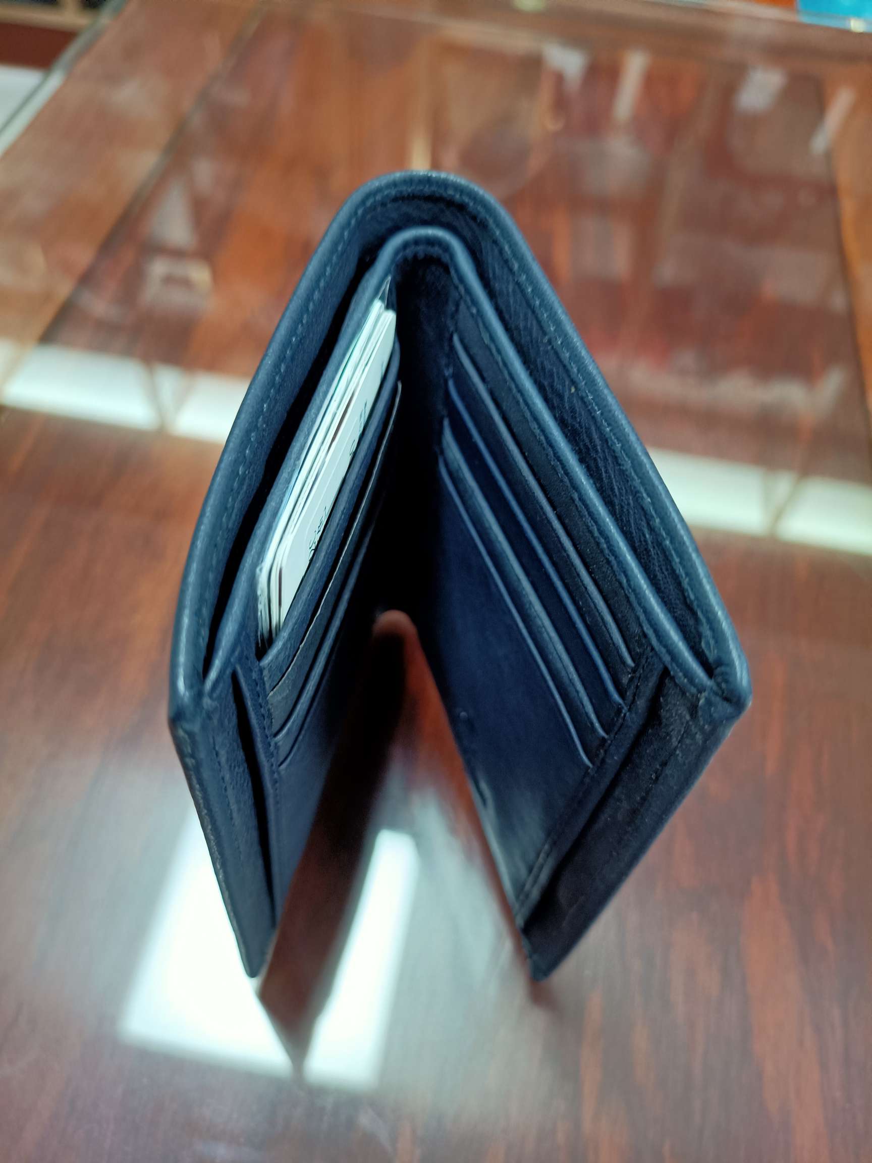 British Paul genuine leather men's wallet details Picture