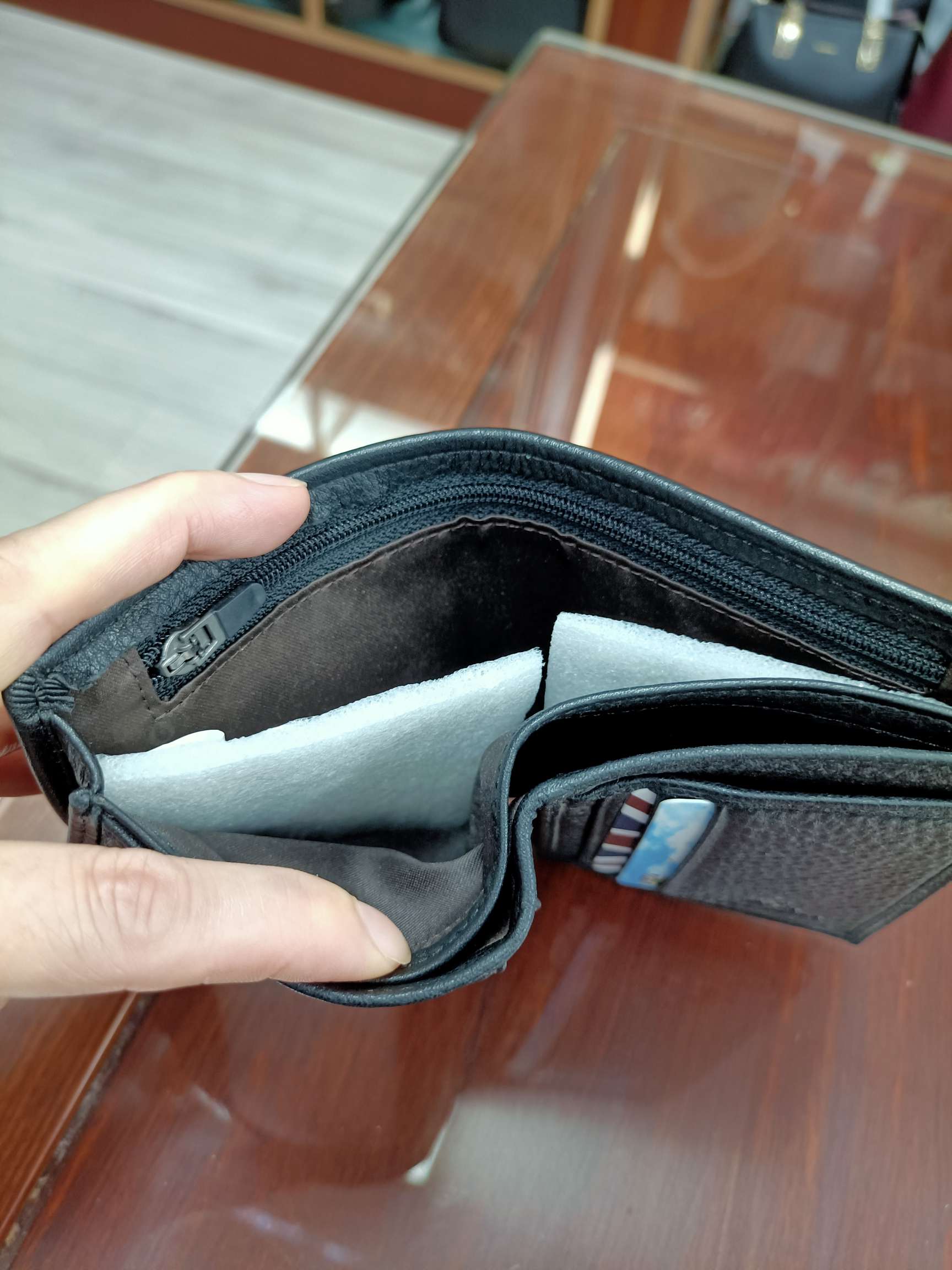British Paul genuine leather men's wallet wallet details Picture