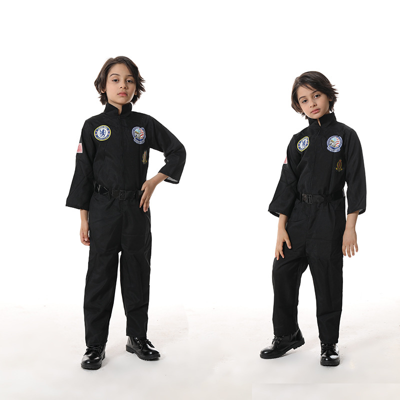 Children's performance costumes, special police Specification image