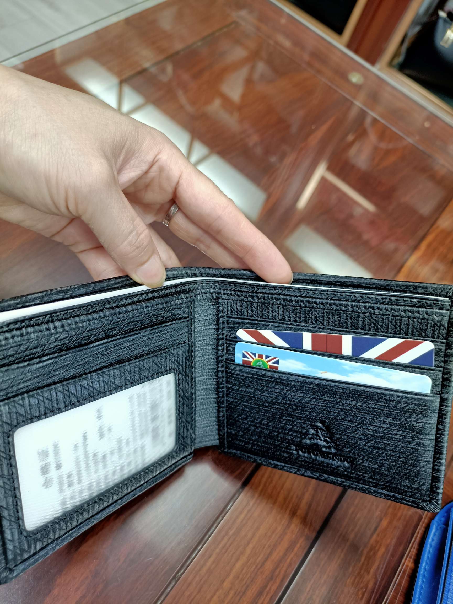British Paul genuine leather men's wallet Specification image
