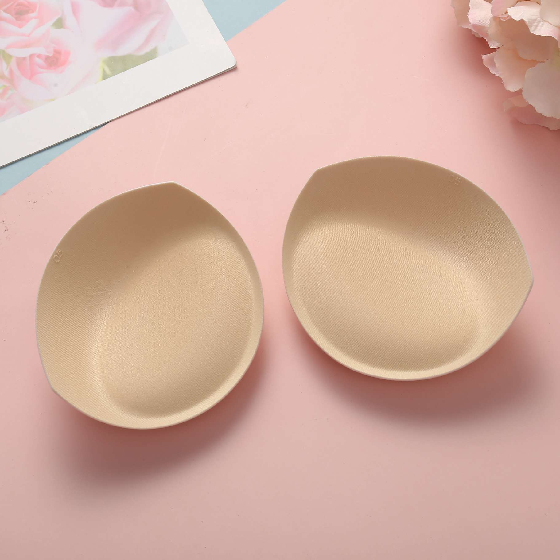 上薄下厚按摩海绵胸垫插片文胸内衣泳衣瑜伽服海绵罩杯细节图