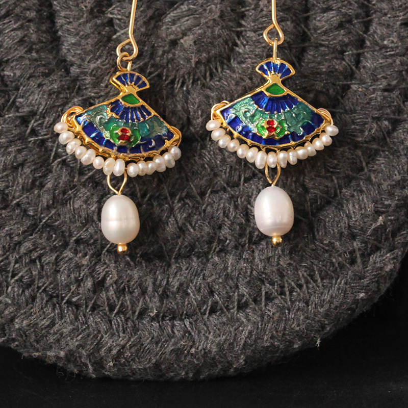 الأقراط الطبيعية ذات الوجهين، اللؤلؤ الطبيعية Item Picture