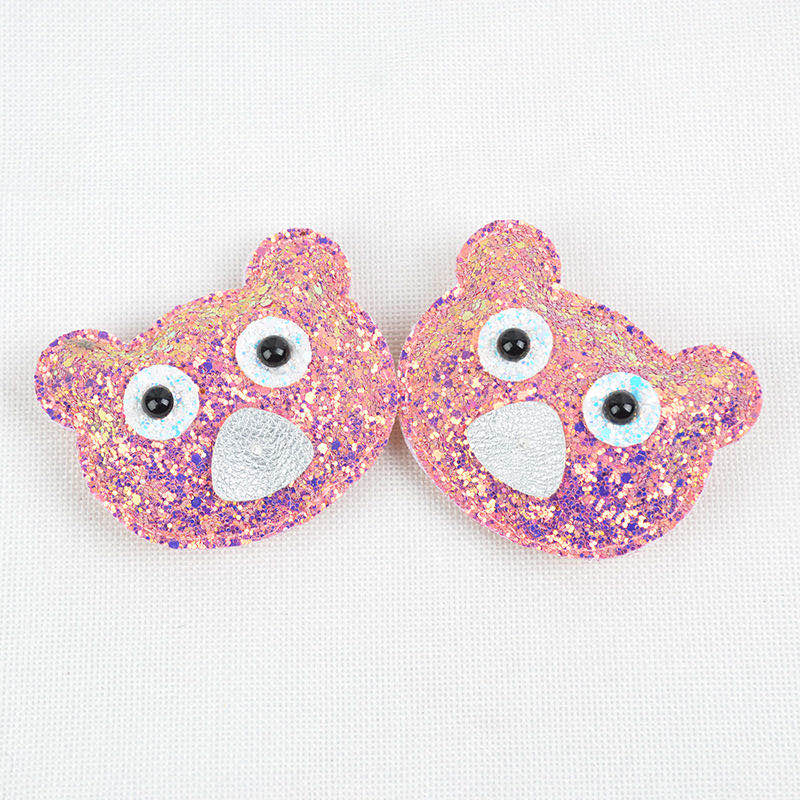 Venta caliente nuevo estilo lentejuelas ojos grandes lindo oso llavero colgante teléfono colgante accesorios accesorios venta al por mayor details Picture