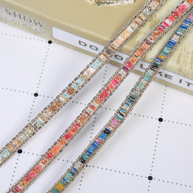 Hot Diy Jewelry Material Pu Leather Beaded Personality Accessories Manufacturers Direct Wholesale Jewelry Accessories Customization Application Scenario
