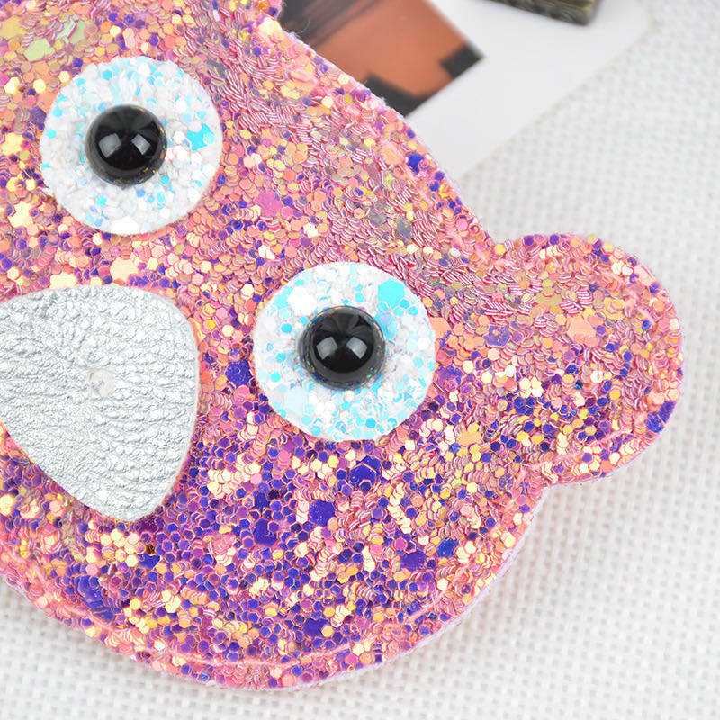 Venta caliente nuevo estilo lentejuelas ojos grandes lindo oso llavero colgante teléfono colgante accesorios accesorios venta al por mayor undefined