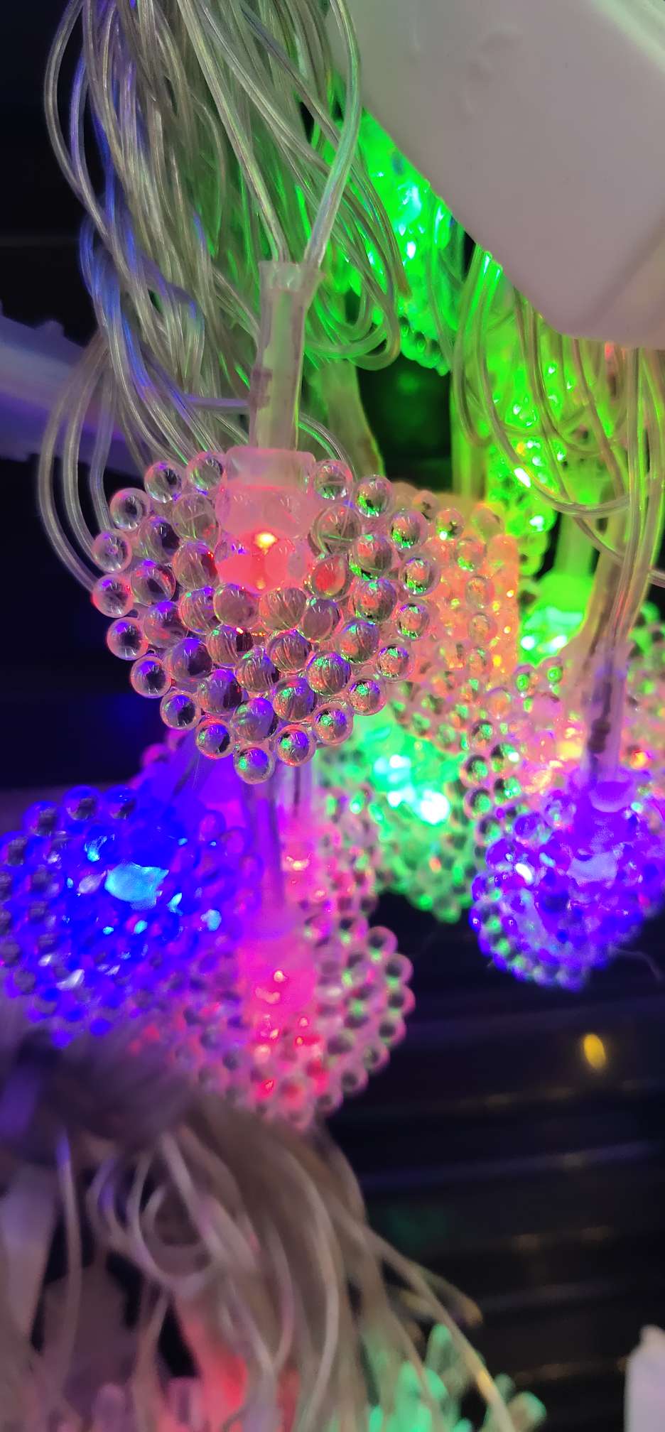 20 Lights Double Flash Plastic Plug-In Accessories Large Snowflake Christmas Lights Holiday Lights details Picture