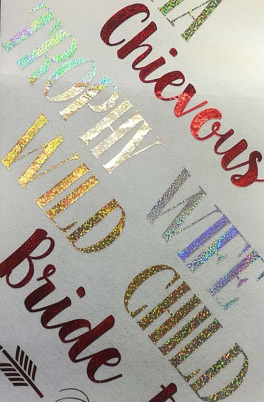 Specializing in the production of gold and silver embossed shoulder straps, etiquette straps, LOGO production, festival parties, Bride parties, bachelor parties, masquerade balls, Bride to be undefined