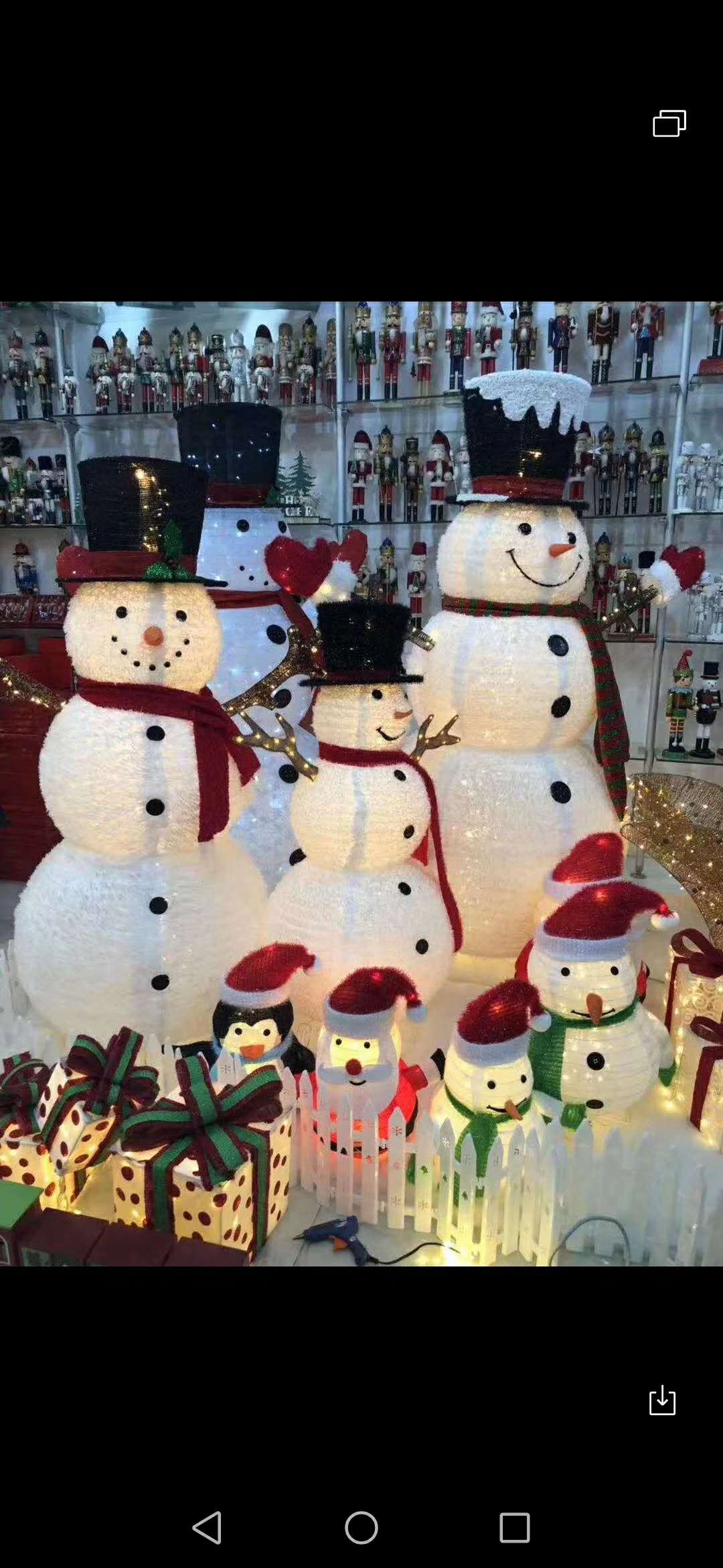 摆件雪人130圣诞节装饰用品