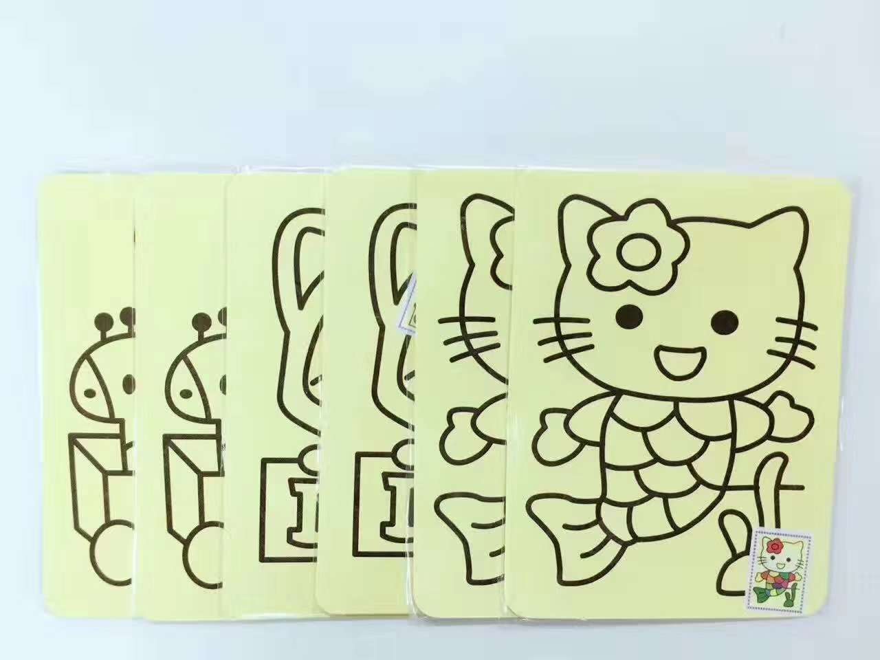 Large yellow background sand painting Application Scenario