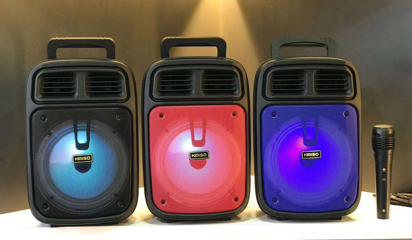 🌊KIMISO新款6.5寸上市👏👏
🆕款KMS-3383配有线🎤
产品尺寸：200*135*300mm
外箱尺详情图6