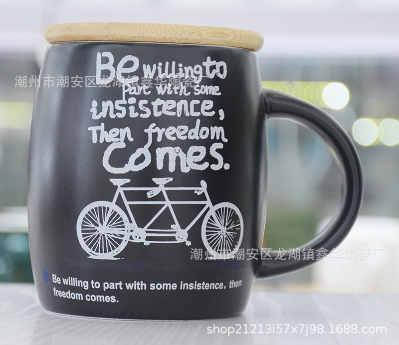 Classic colored glazed wine barrel ceramic cups, coffee cups, water cups Application Scenario